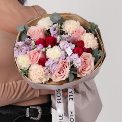 nezhnyj kruglyj buket 4